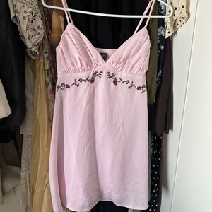 Wild Fable Light Pink Smocked Top